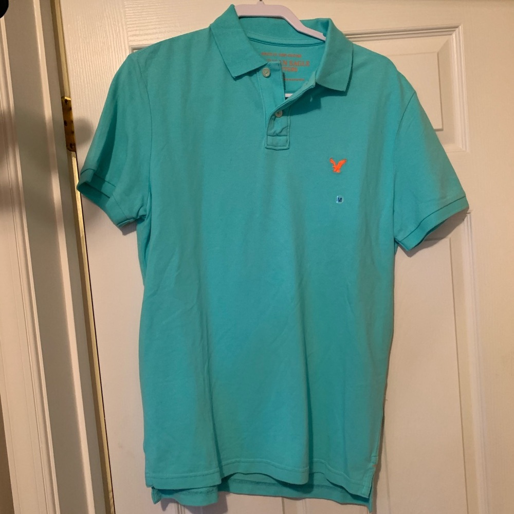 NWT - Men’s AE Polo - Medium - Teal